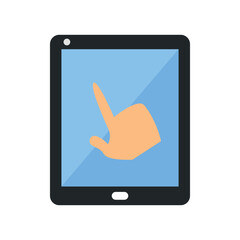 Poster - Digital tablet vector icon symbol design