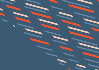 Poster - Minimalist background with abstract colorful diagonal stripes pattern and with some copy space area