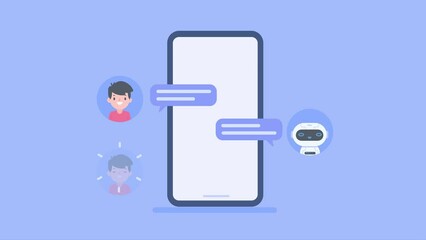 Poster - Searching for information by querying robots . AI automatic answering system. Help give advice to customers.