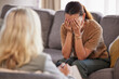 © Alexis S/peopleimages.com - Psychology, mental health and depression with women, doctor with patient and stress, sad and frustrated in therapy session. Psychologist, depressed and cry with therapist counseling through trauma.