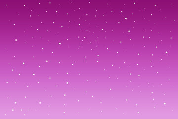 Wall Mural - Abstract pink starry sky background. Starry sky illustration.Copy space. Gradient