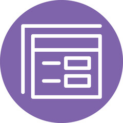 Web Design Vector Icon
