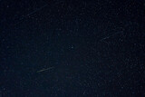 Fototapeta Na sufit - Geminids Meteor Shower with North Star Stars Circling Polaris Night Sky Skyscape