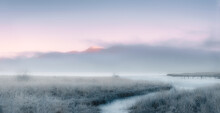 English Winter Landscape Scene