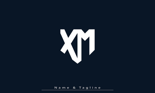 Alphabet letters Initials Monogram logo WM , MW