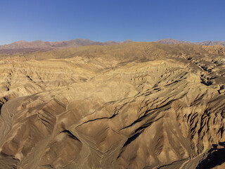 Wall Mural - Death Valley Golden Canyon from Above During the Day