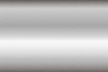 Silver foil background. Metal textured shiny gradient. Stainless glossy surface with reflection. Realistic chrome backdrop. Vector illustration.