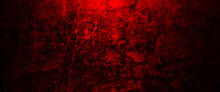 Scratches Concrete Wall Texture, Scary Concrete Wall Texture As Background, Black And Red Grunge Texture. Scary Red Black Scary Background, Red Dark Concrete Texture Wall Background.
