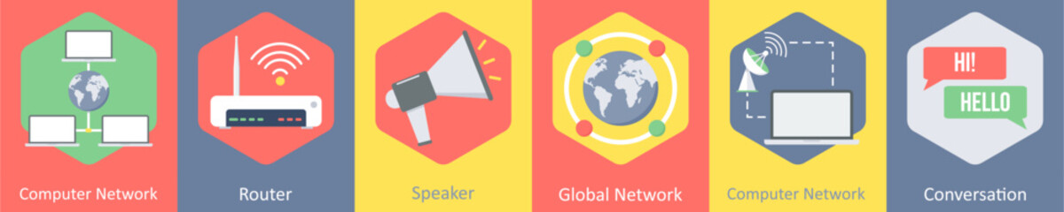 computer network, router, speaker