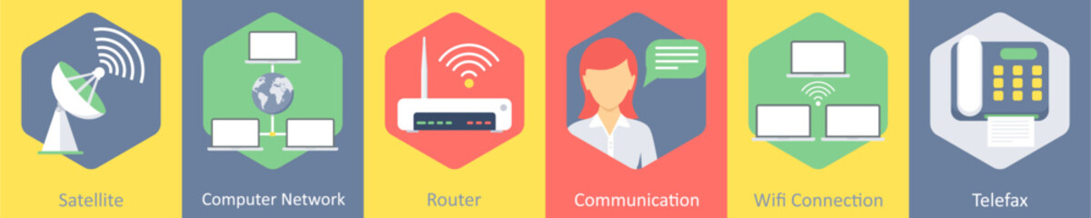 satellite, computer network, router