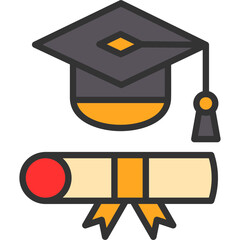 Sticker - Graduation Toga Icon