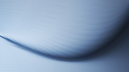 Poster - Metallic silver texture curved lines, abstract texture background, 3D rendering.