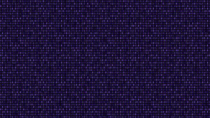 Wall Mural - Purple digital binary code texture