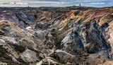 Fototapeta  - View of Parys Mountain Slate Mine