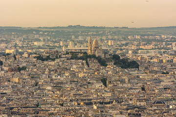 Wall Mural - Paris, the famous capital of France captured at sunset