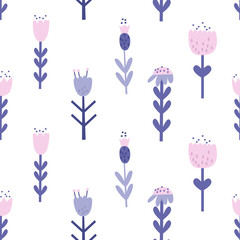  Easter seamless pattern. Spring pastel background. Cute children wrapping paper.Holiday vector illustrations. Floral Pastel pattern