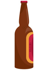 Sticker - beer bottle drink