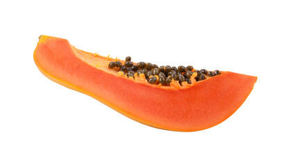 Wall Mural - papaya isolated on transparent png