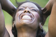 © Designpics - Close-up of a mid adult woman screaming in joy