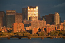 Buildings At The Waterfront, Charles River, Harvard Bridge, Boston, Massachusetts, USA
