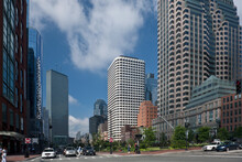 Buildings In A City, Rose Kennedy Greenway, Atlantic Avenue, Boston, Massachusetts, USA