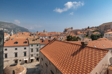 Wall Mural - The walled city of Dubrovnik in Croatia