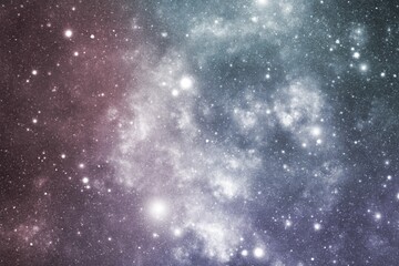 Wall Mural - stars and clouds