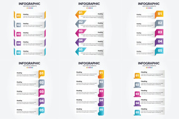 This vector infographics set is perfect for advertising in a brochure. flyer. or magazine.