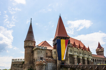 Poster - Corvin Castle,or Hunyad Castle is a gothic castle located in Transylvania, Romania