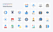© Muhammad - 25 Global Business Flat color icon pack