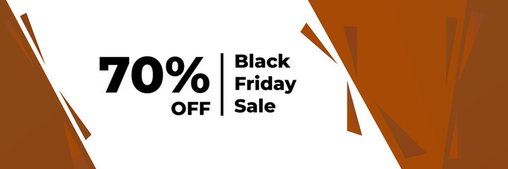 Poster - Black Friday Super Sale. Dark background golden text lettering. Horizontal banner, poster, header website. vector illustration