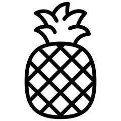 Wall Mural - pineapple outline icon