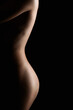 © eugenepartyzan - body contour. Naked silhouette of Woman