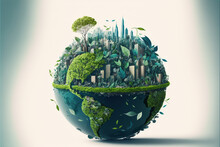 ESG, Green Energy, Sustainable Industry. Environmental, Social, And Corporate Governance Concept.