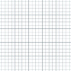 Millimeter graph paper grid seamless pattern. Abstract geometric squared background. Line pattern for school, technical engineering scale measurement. Vector  on white background.