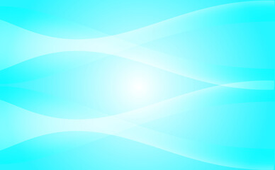 Poster - Abstract blue color wave background