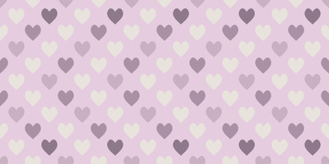 Poster - Pink background with valentine hearts. Seamless pattern for print and decor. Suitable for textiles and packaging, seamless prints.