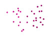 Violet dots confetti, Purple sparkle decoration cutout, Png file.
