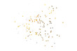 © Touchr - Golden and silver star confetti, Gold stars sparkle decoration cutout, Png file.