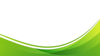 Abstract green curve background. Vector illustration