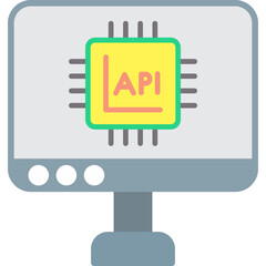 Canvas Print - Api Interface Icon