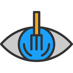 Sticker - Eye Spoon Icon