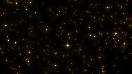 Wall Mural - beautiful night glitter stars seamless background loop
