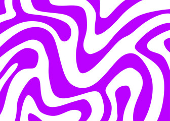 Poster - Abstract background with cute wavy line pattern. Seamless wavy lines pattern