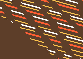 Poster - Minimalist background with abstract colorful diagonal stripes pattern and with some copy space area