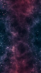 dramatic space scene with flying particles 4k animation vertical video