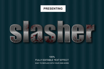 Poster - Special font editable adobe illustrator text effect. 100% editable text with an effect good for title and Text typography work