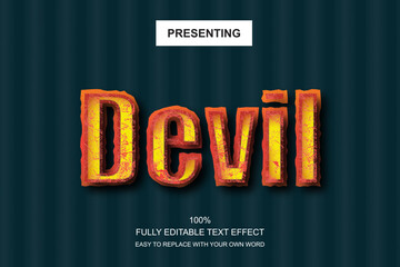 Poster - Special font editable adobe illustrator text effect. 100% editable text with an effect good for title and Text typography work