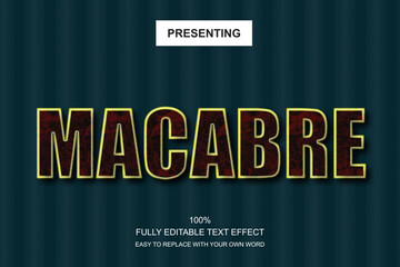 Poster - Special font editable adobe illustrator text effect. 100% editable text with an effect good for title and Text typography work