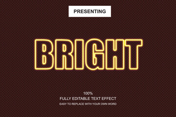 Poster - Special font editable adobe illustrator text effect. 100% editable text with an effect good for title and Text typography work